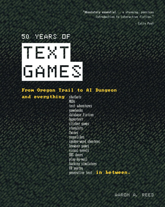 50 Years of Text Games: From Oregon Trail to AI Dungeon