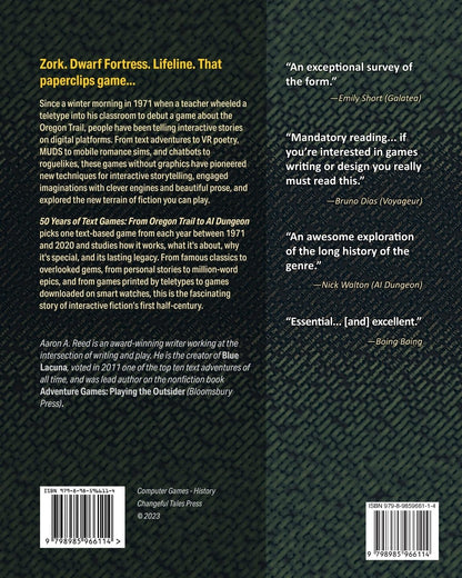 50 Years of Text Games: From Oregon Trail to AI Dungeon